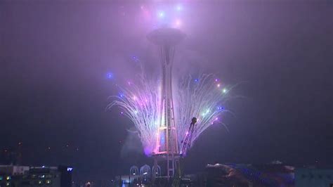 New Year's at the Needle fireworks | Space needle seattle, Space needle, Sleepless in seattle