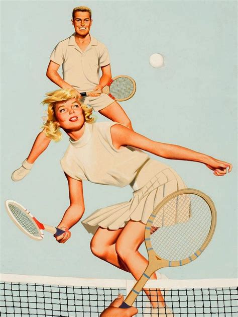 Unknown Artist | Tennis posters, Tennis art, Vintage tennis