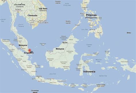 Batam Map - Indonesia