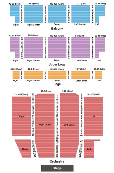 United Palace Theatre Seating Chart | Star Tickets