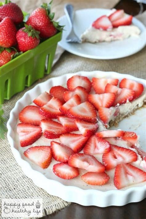 Healthy No-Bake Strawberry Tart Recipe - Super Healthy Kids