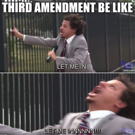 Time To Learn Your Third Amendment Rights (30 3rd Amendment Memes)