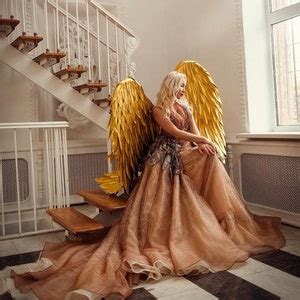 Golden Wings, Angel Wings, Angel Costume, Golden Angel, Golden Angel Wings - Etsy