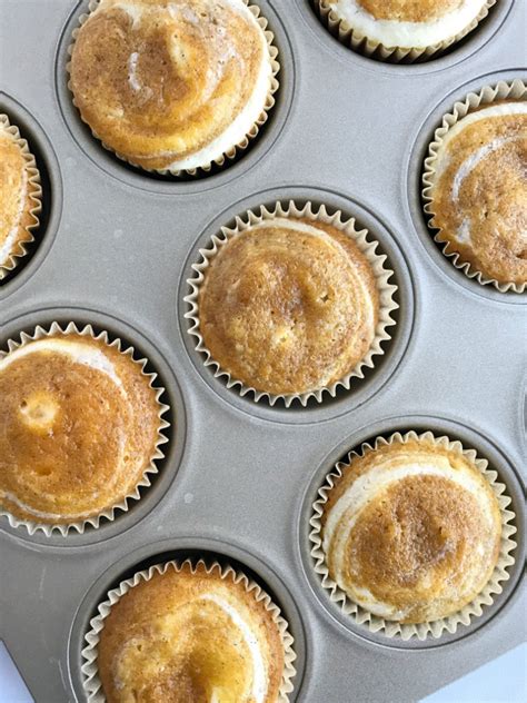 Pumpkin Cheesecake Muffins - Together as Family