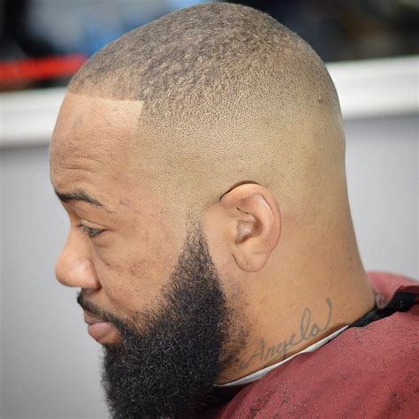 19 High Skin Fade with Full Beard - StyleMann