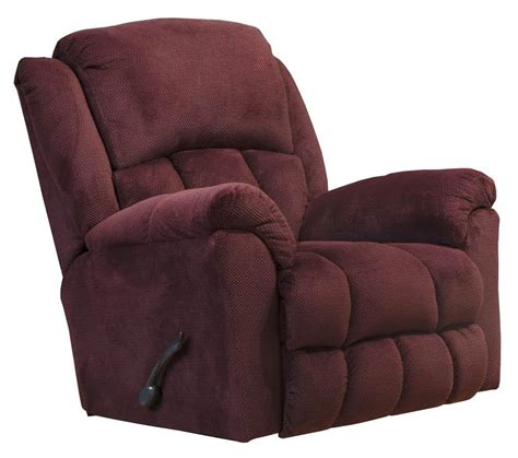 Rocker Recliner with Deluxe Heat and Massage in Cinnabar - Walmart.com