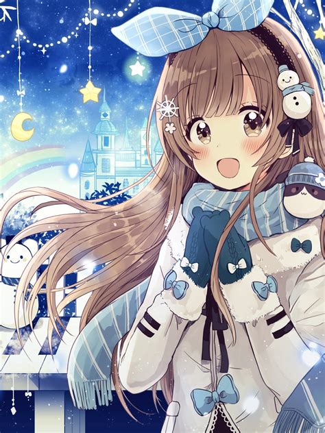 Winter Anime Girl Wallpapers - Top Free Winter Anime Girl Backgrounds ...