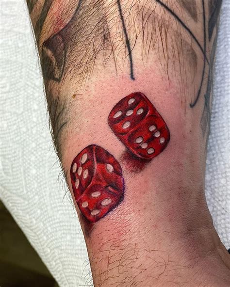 30+ Dice Tattoos: Best Drawings and Meaning of Dice - 100 Tattoos