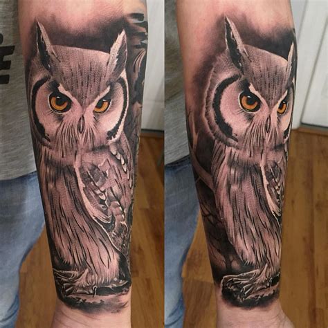 Owl Tattoos Arm