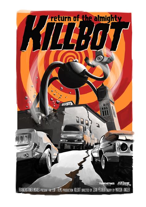 "Killbot" digital art #poster art #frankenstoner | Rock posters, Comic ...