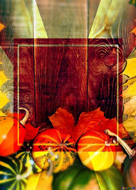 Скачать бесплатно картинку Autumn background with pumpkins below powerpoint website infographic ...