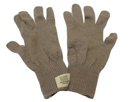 NEW USGI ARMY BROWN WORK/RAPPEL GLOVE INSERTS COLD WEATHER LIGHTWEIGHT ...