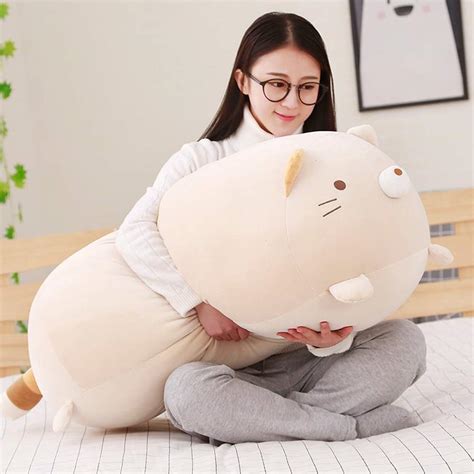 Buy Big Cat Plush Pillow,Large Cats Stuffed Animals Toy Doll for Girls,Bed,90cm Online at ...