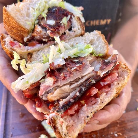 Smoked Pork Belly LT Sandwich – Alchemy Grills