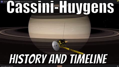 Mission to Saturn That Took 20 Years - Cassini Huygens Timeline - YouTube