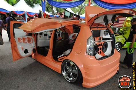 MYVI WITH VIOS BUMPER AND GULLWING DOORS? CRAZY MODIFIED MYVI