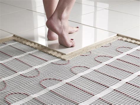 How to install underfloor heating in a bathroom