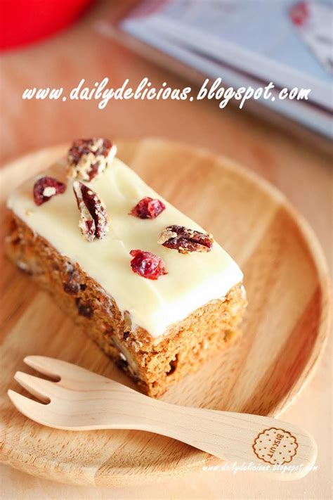 dailydelicious: Low fat carrot cake: Delicious carrot cake with less fat