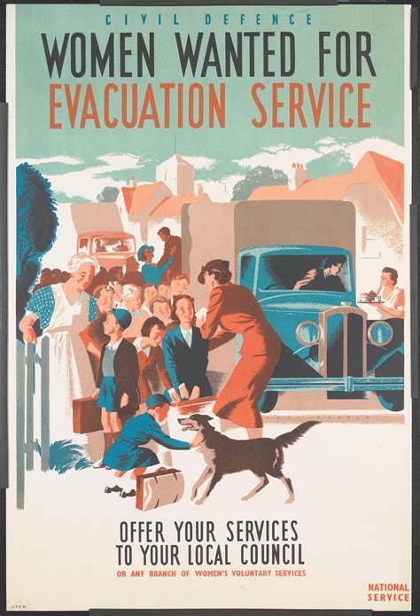 Evacuation Propaganda Posters Ww2