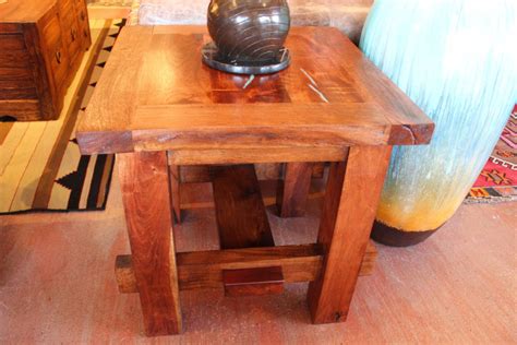 Terry Mesquite End Table - The Rustic Gallery