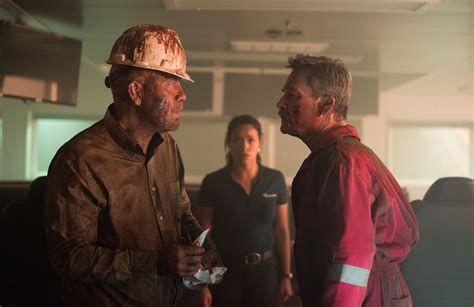 "Deepwater Horizon" movie still, 2016. L to R: John Malkovich, Gina ...