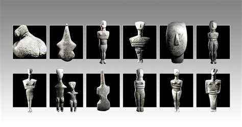 The Cycladic Sculptures & Figurines of the Cycladic Islands of Greece