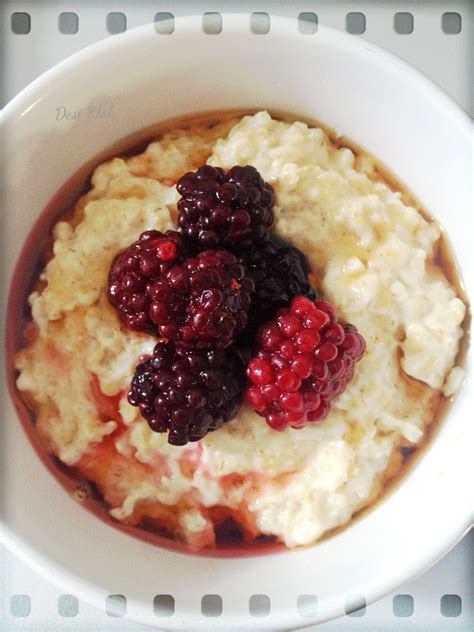 Scottish porridge with maple sauce & berries | Scottish recipes, Food ...