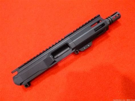 AR 15 9mm Upper Assembly 5.25" Nitride Barrel 4" M-Lok Handguard - AR15 Uppers at GunBroker.com ...