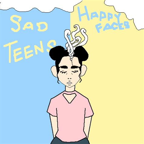 Pixilart - sad teens, happy faces. by ERRORSACCOUNTED