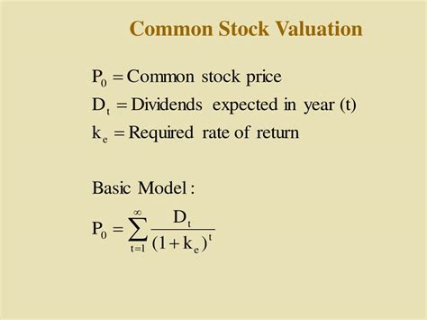 PPT - Valuation and Rates of Return (Chapter 10) PowerPoint ...