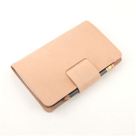 Pocket Notebook Cover, Natural Vegetable Tanned - Headknife Leather Goods | Headknife Leather Goods