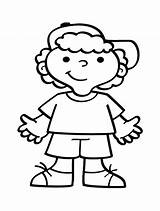 Little Boy Coloring Pages Printable At GetDrawings  Free Download sketch template