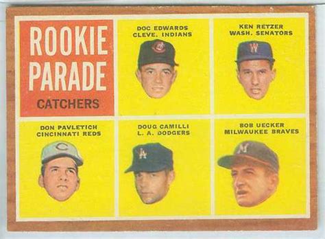 1962 Topps #594 Bob Uecker ROOKIE SHORT PRINT HIGH # (Braves)