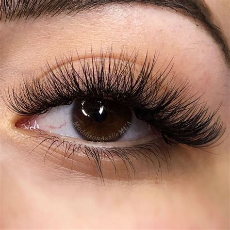 long thick false eyelashes #howlongdoesaneyelashliftlast in 2020 | Volume lash extensions ...