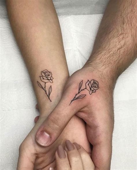 37+ Awesome Tiny matching tattoos for couples ideas