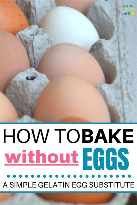 How to Bake Without Eggs | A Simple Gelatin Egg Substitute | Just Take A Bite