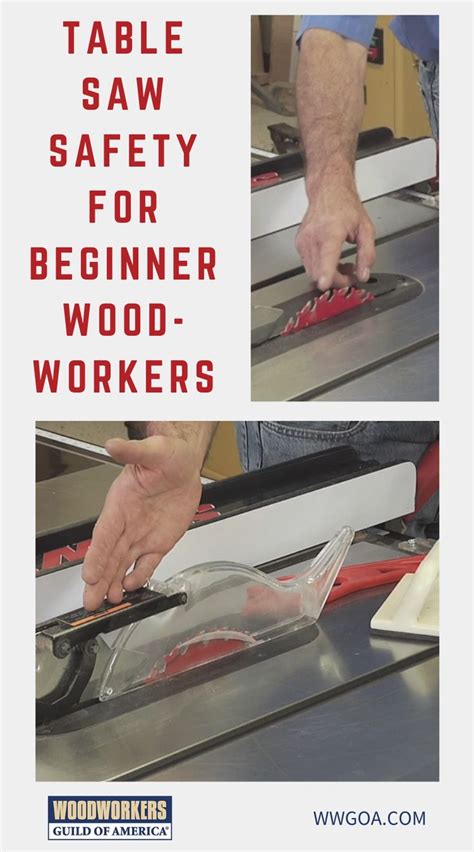 Table Saw Safety for Beginner Woodworking | Table saw safety ...