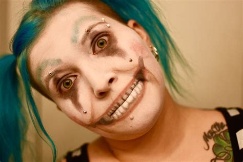 Creepy Clown Smile Makeup : UnconventionalMakeup