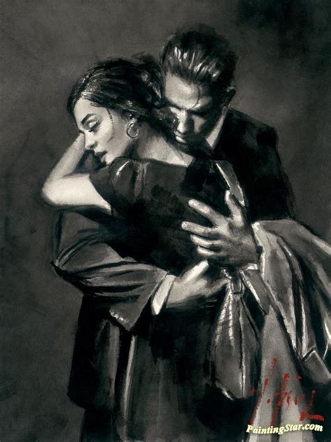 The Embrace Artwork By Fabian Perez Oil Painting & Art Prints On Canvas ...