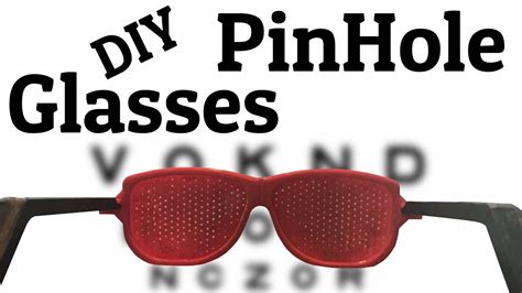 DIY Pin Hole Glasses - YouTube