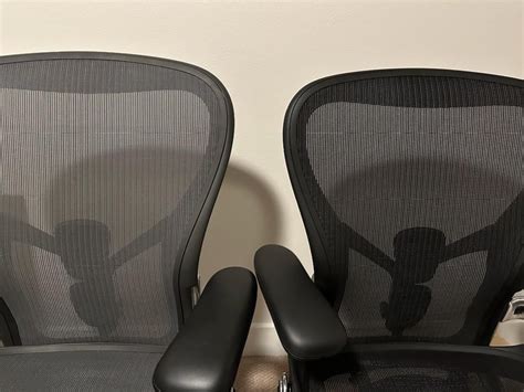 Graphite vs. Black (Aeron Chair) : r/hermanmiller