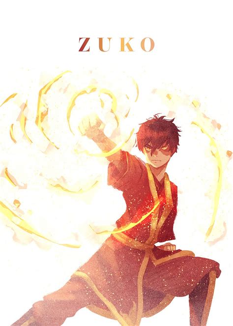 Zuko Firebending illustration Avatar The Last Painting by Joe Gordon - Pixels