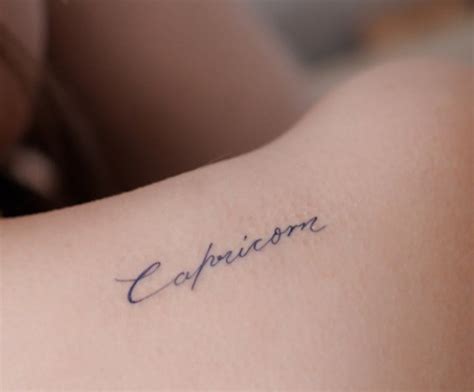 Capricorn Tattoo Ideas: Bring Your Zodiac Sign to Life!