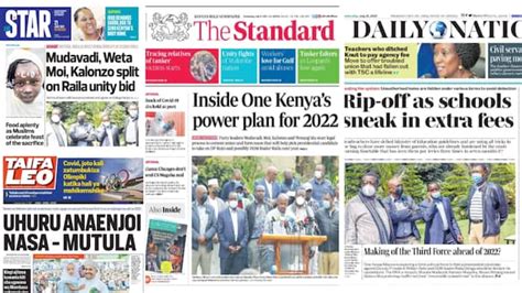 Standard Newspaper Kenya News | Daily Updates | TUKO