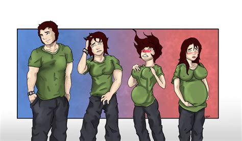 TG + Pregnancy Transformation by spartasko on DeviantArt