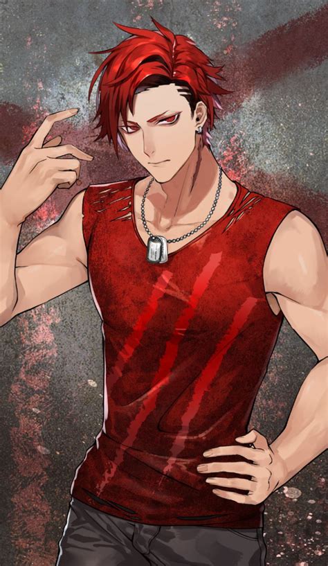 Pin by Nokoomis on ブラスター | Red hair anime guy, Anime boy hair, Anime red hair