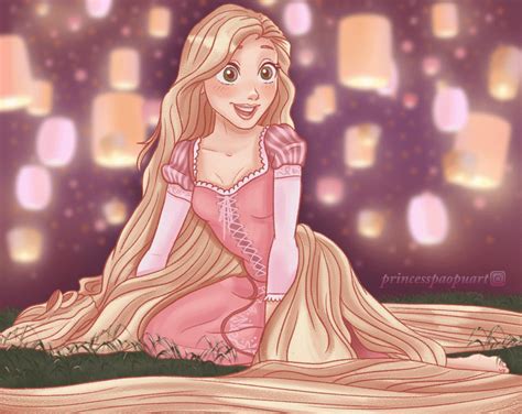 Rapunzel fan art i made 💕 : r/Tangled