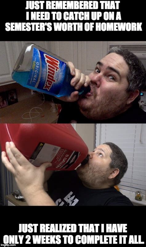 Image tagged in drinking windex,please kill me now - Imgflip