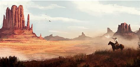 Western Cowboy Landscape Paintings