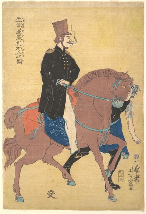 Utagawa Yoshitomi | An American Drawn from Life | Japan | Edo period (1615–1868) | The ...
